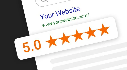 star ratings on product featured snippets